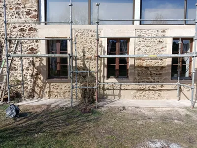 Remplacement des pierres de jambages