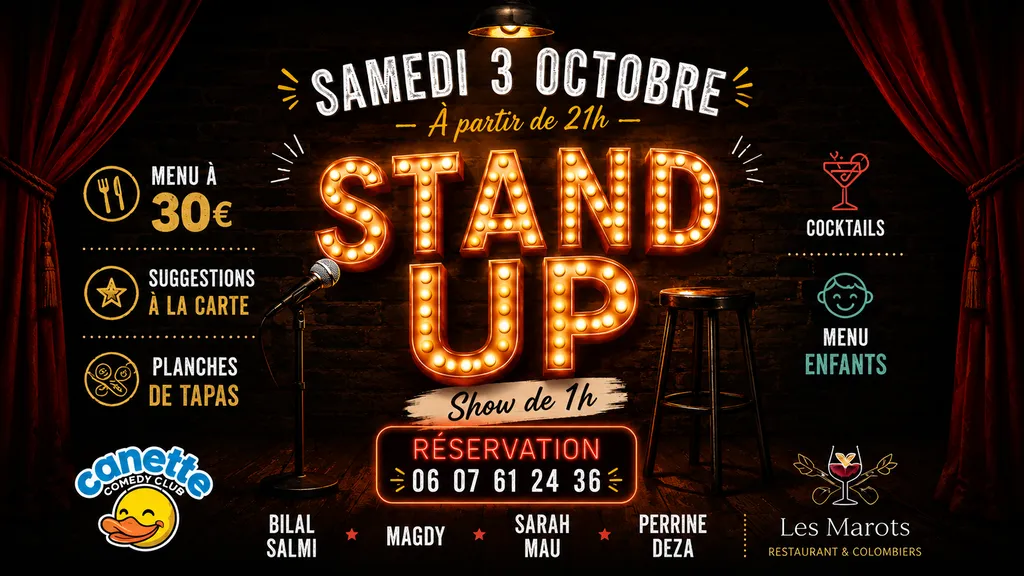 SOIRÉE STAND UP !!!
