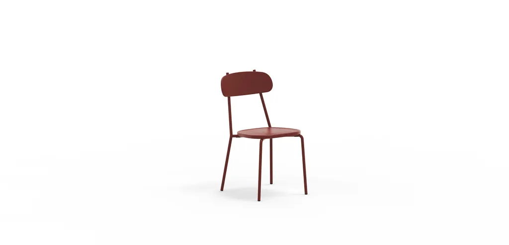 Chaise Fox design outdoor en acier galvanisé par Vermobil disponible chez Ginette Design à Labège proche Toulouse