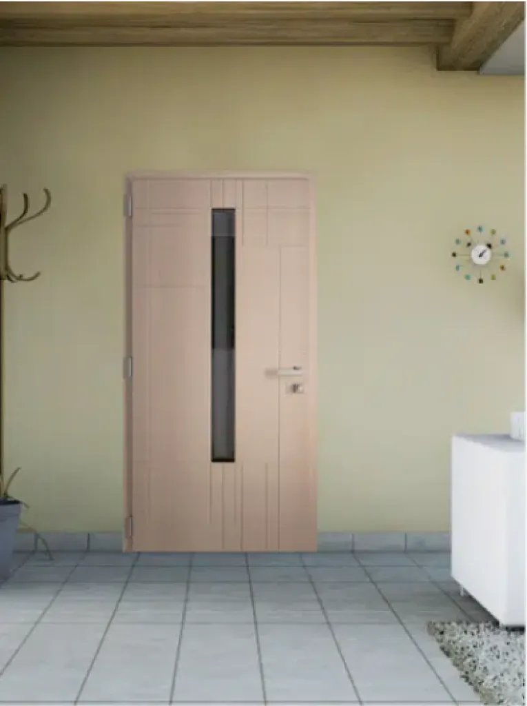 Porte d'Entrée Bois/Alu