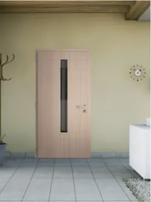 Porte d'Entrée Bois/Alu