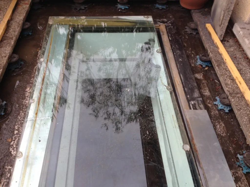 Rénovation  et étanchéité d'un puits de jour au cœur de  Bordeaux