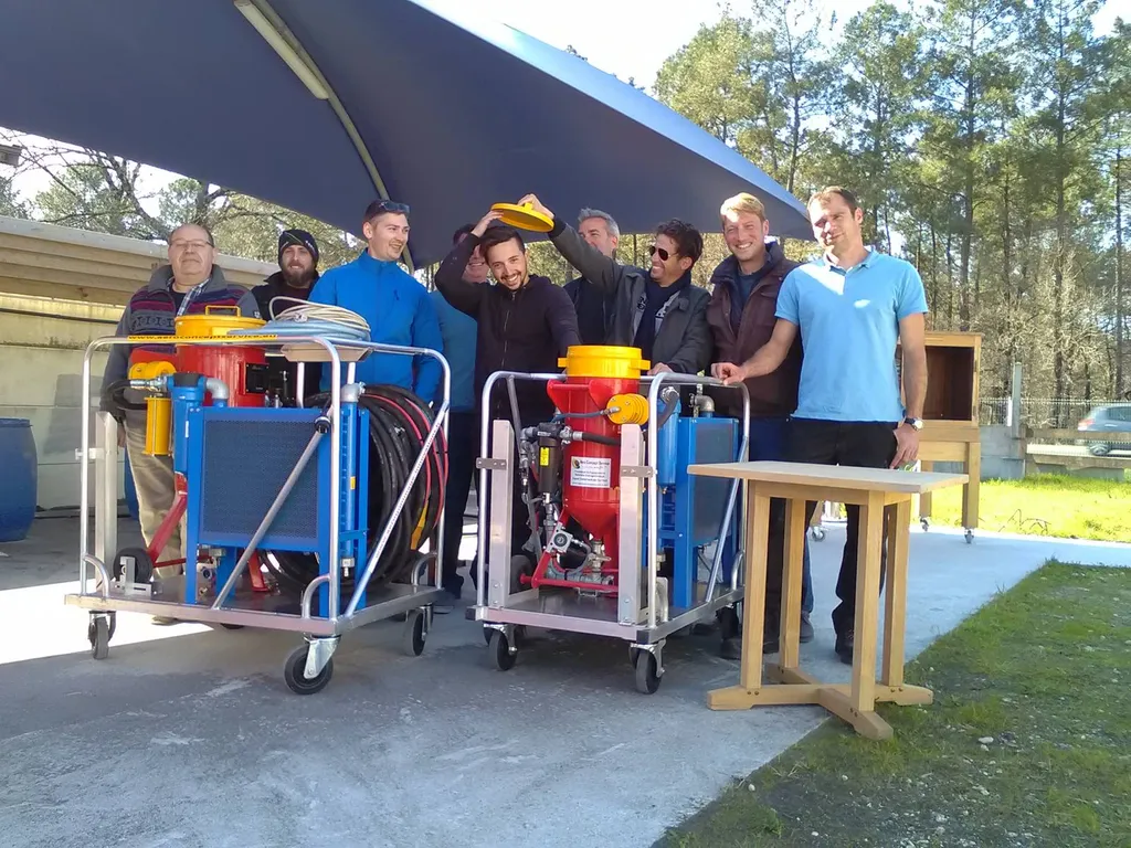 hydrogommeuse sableuse