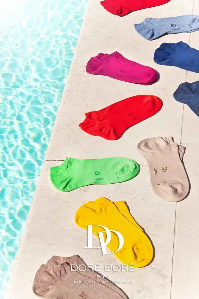 chaussettes fil d'Écosse sans couture pour enfant Doré Doré à LIBOURNE