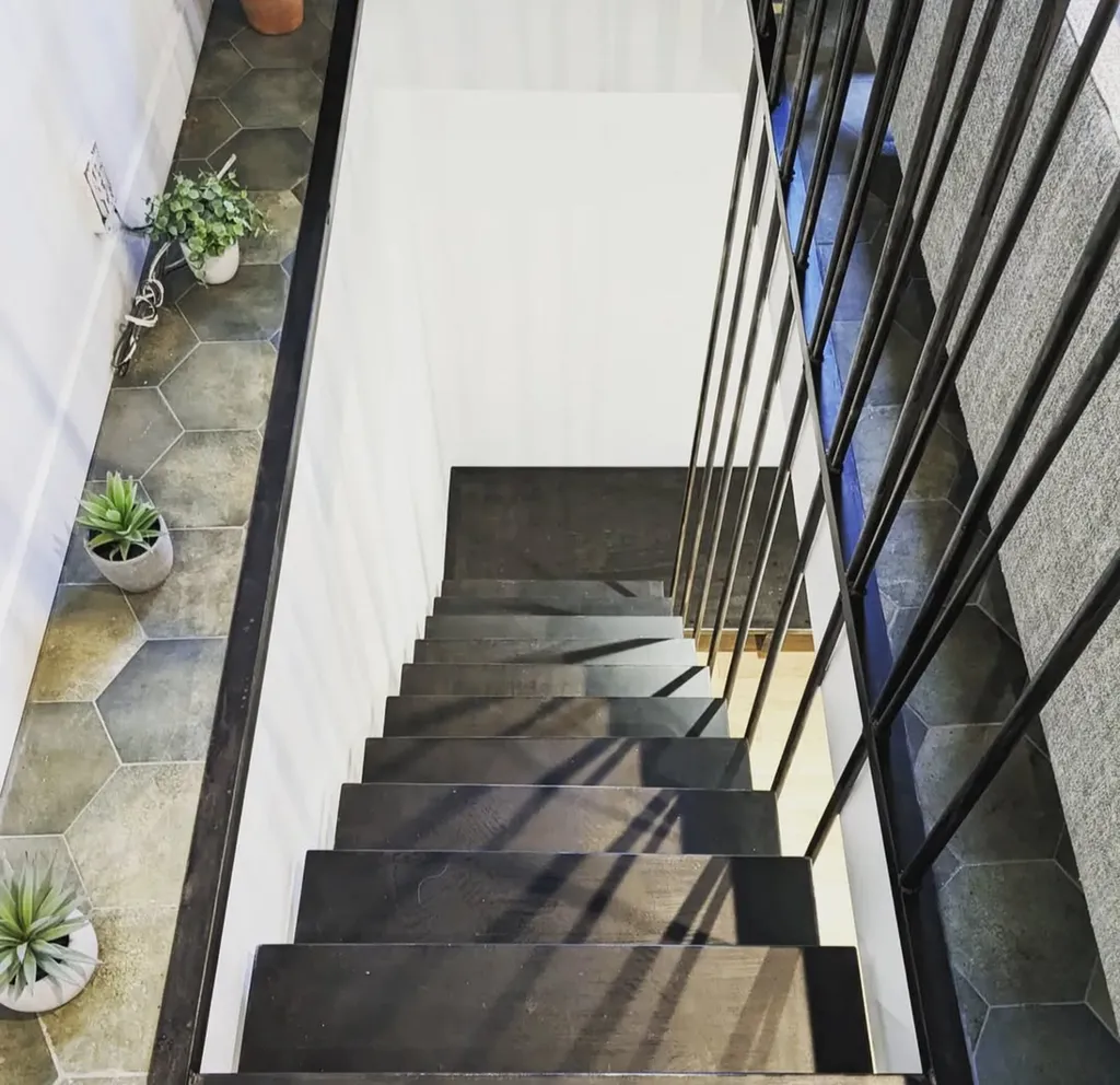 escalier sur-mesure villa à Puyricard