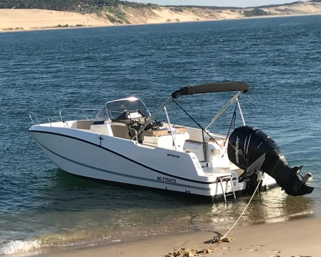 Bateau Quicksilver Activ Open 755 2018 occasion sur  lège cap ferret et arcachon