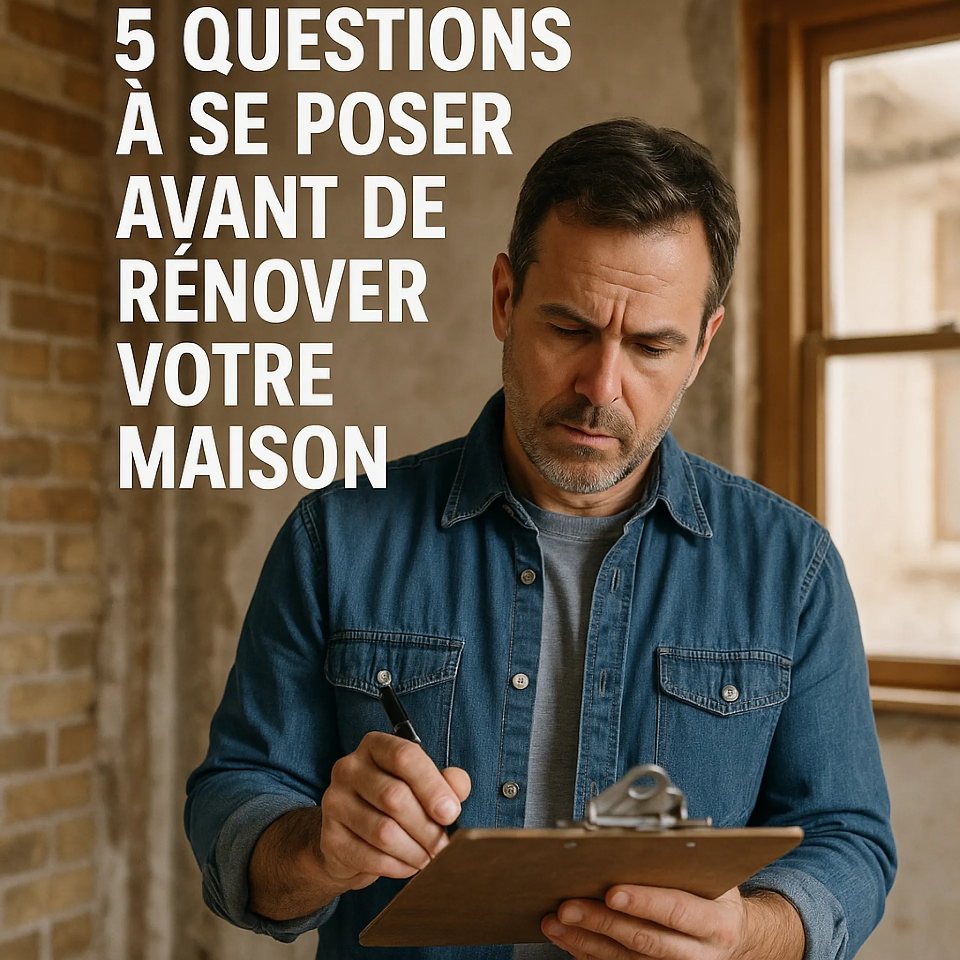 5 questions à se poser avant de rénover votre maison