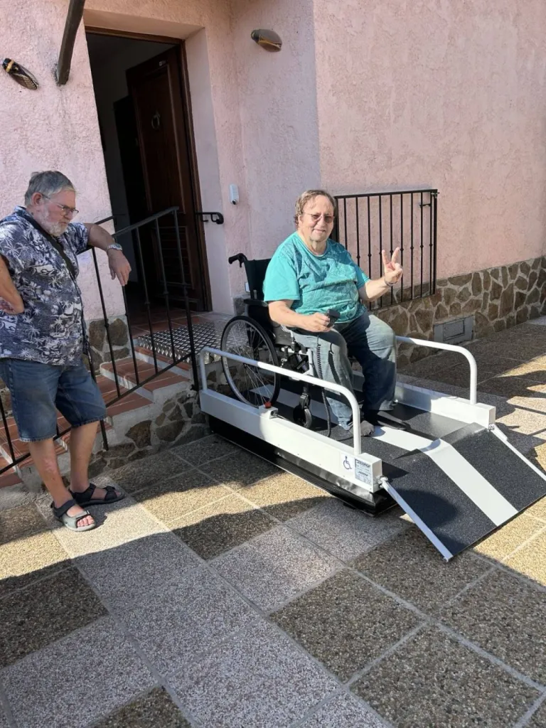 Toute la famille a testé cet élévateur Liftboy à la Seyne près de Toulon