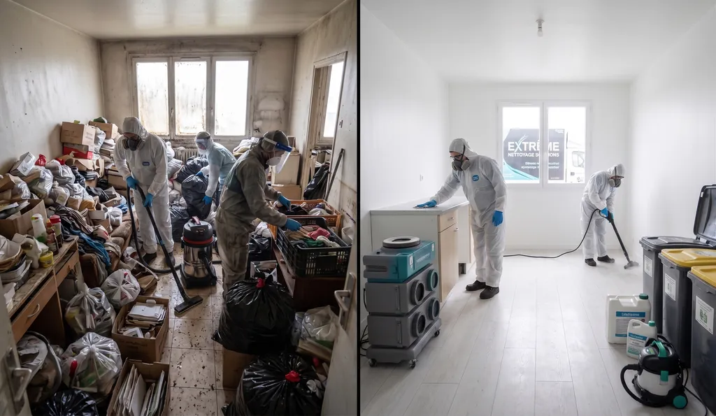Vider, nettoyer et désinfecter une maison avec syndrome de Diogène avec devis en 24h pour tuteurs notaires à Valence dans la Drôme