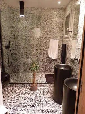 salle d'eau mosaïque sfumato Bisazza