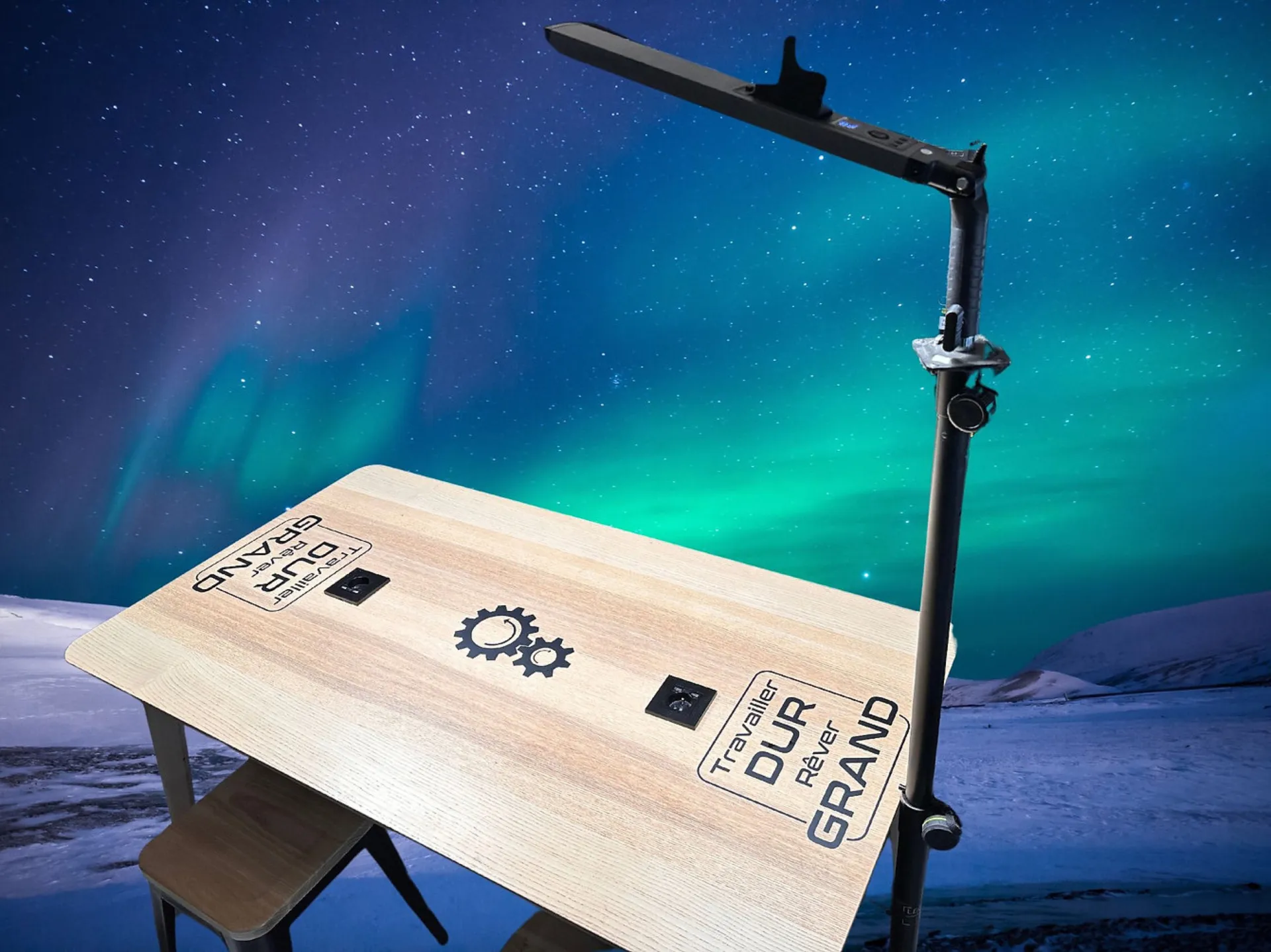 location éclairage buffet simple sur batterie à Ollioules dans le var