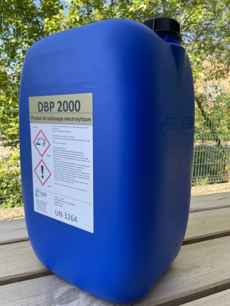 DBP 2000 - Produit électrolytes de polissage pour les surfaces en acier inoxydable - Aisne (02)