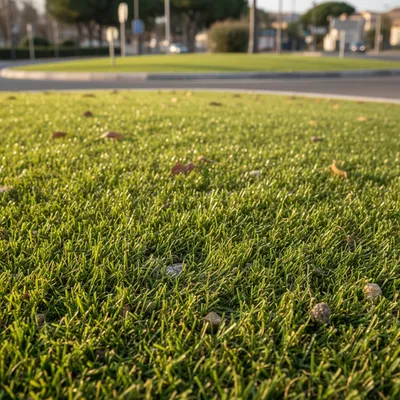Gazon synthétique pour Ronds-points et terre-pleins à Toulon et vers La Valette-du-Var