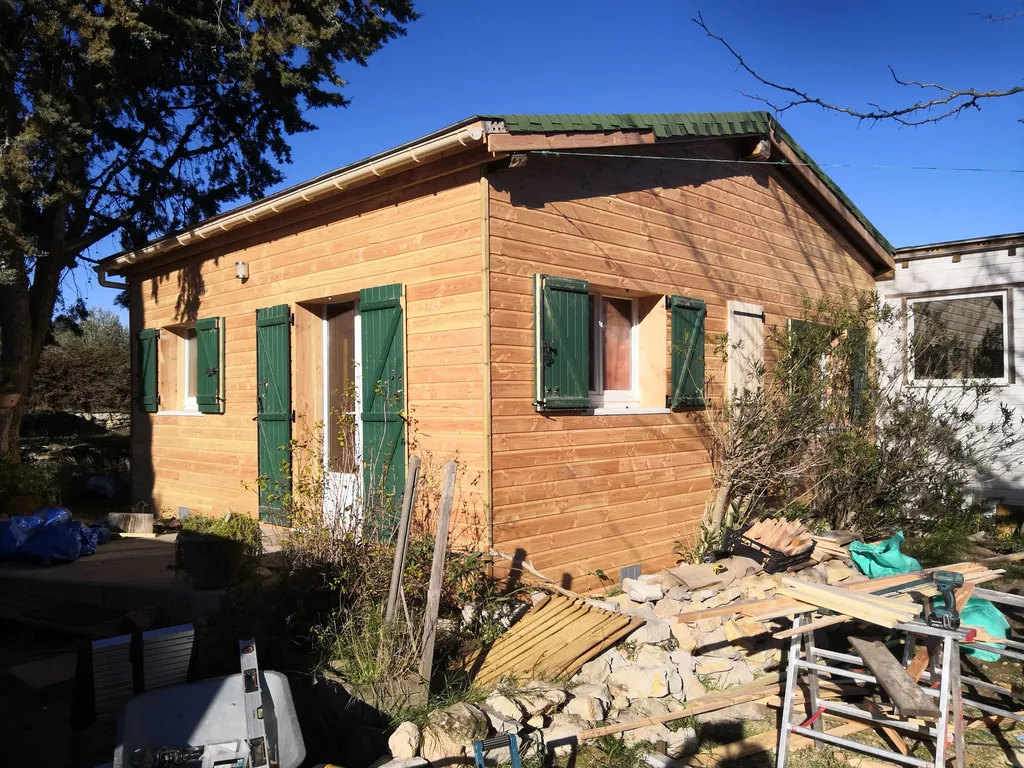 Façade bardage douglas 