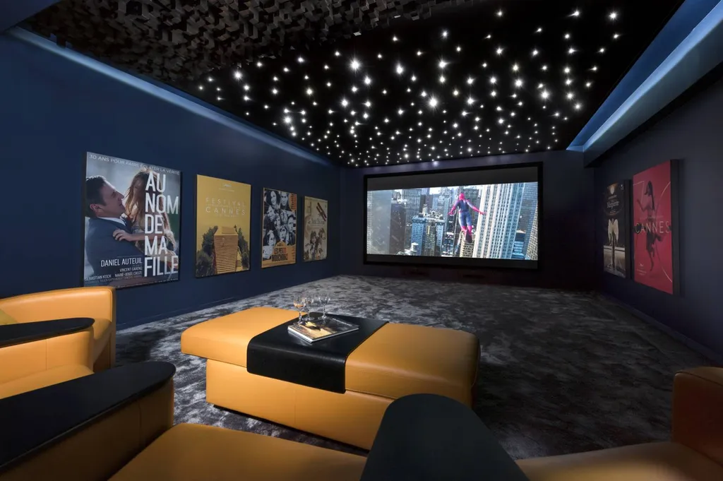Installation d'une salle de cinéma dans une maison à Lyon