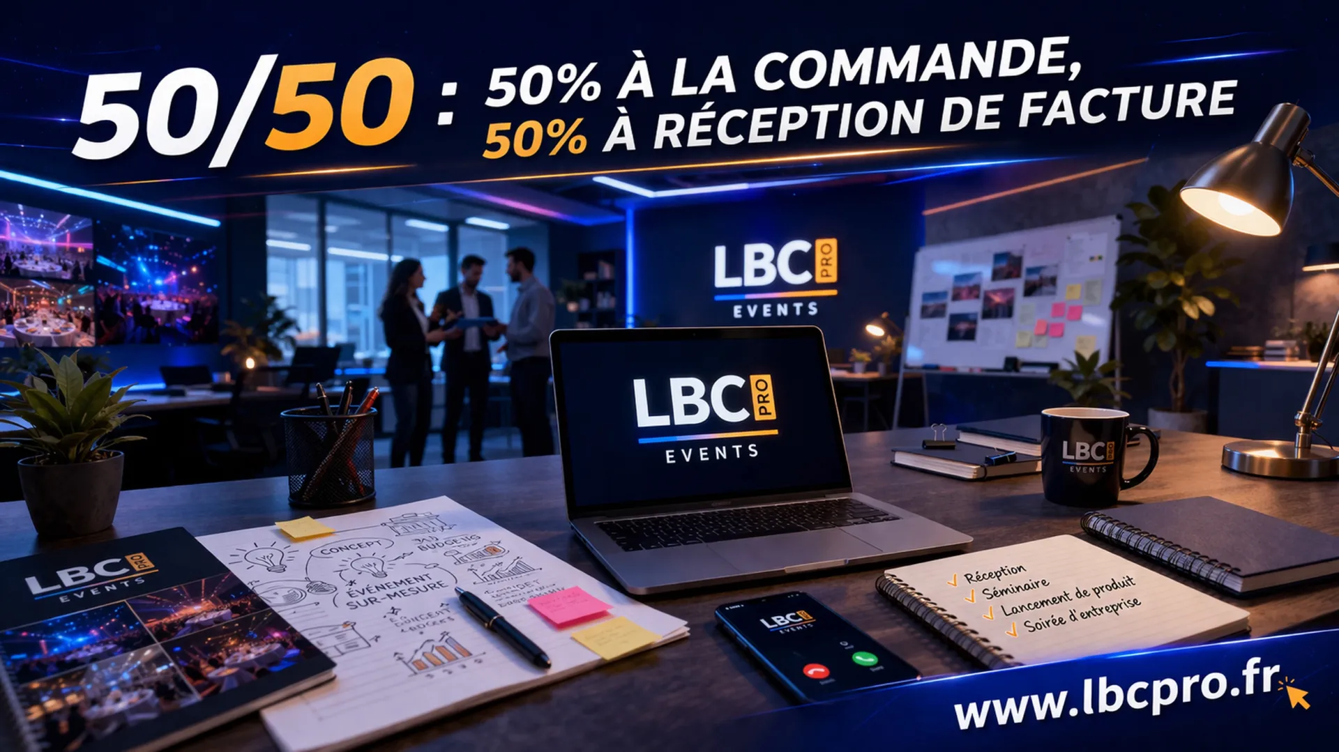 location de matériel éclairage pour soirées à la garde dans le var