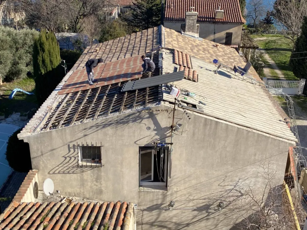 dépose et pose pst flammée sur martigues