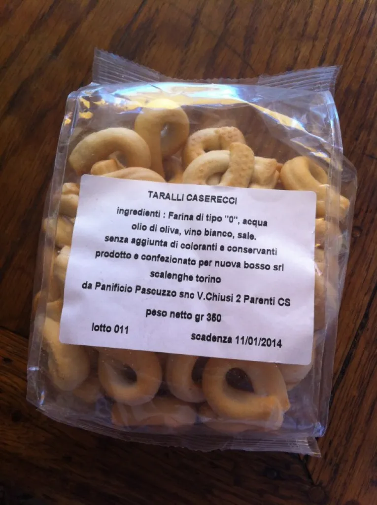 Taralli biscuits apéro salés