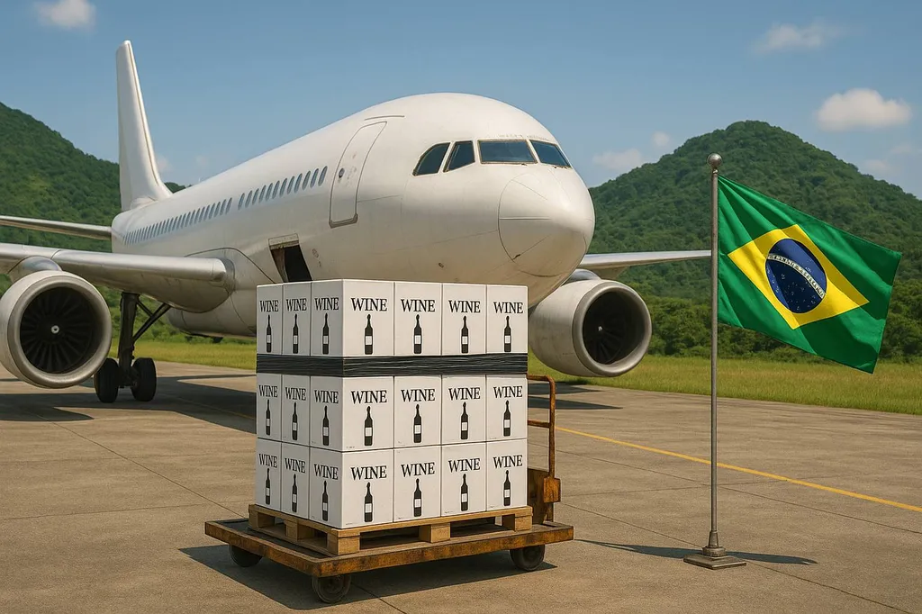 Spécialiste de l'envoi de bouteilles de vin et de champagne vers le Brésil