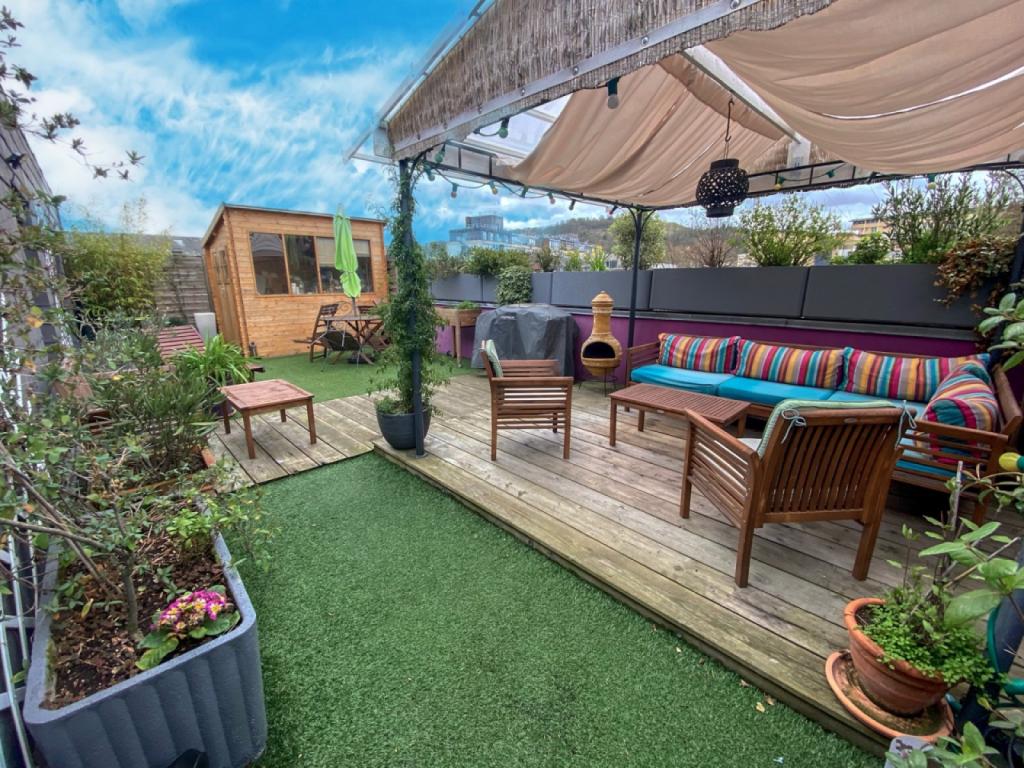 terrasse privative à Rouen 
