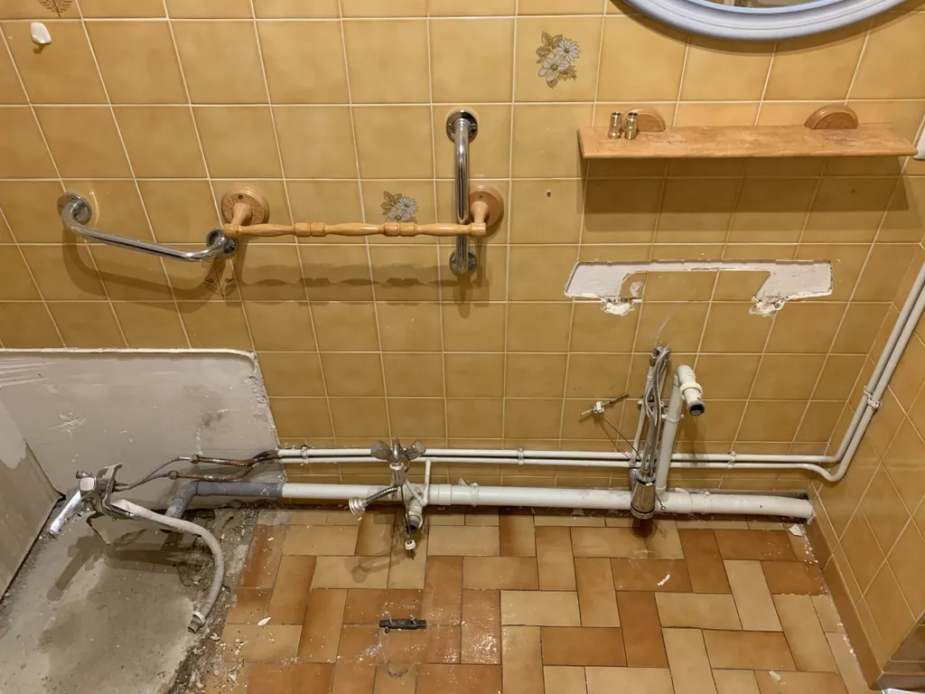 Douche PMR avant installation dijon