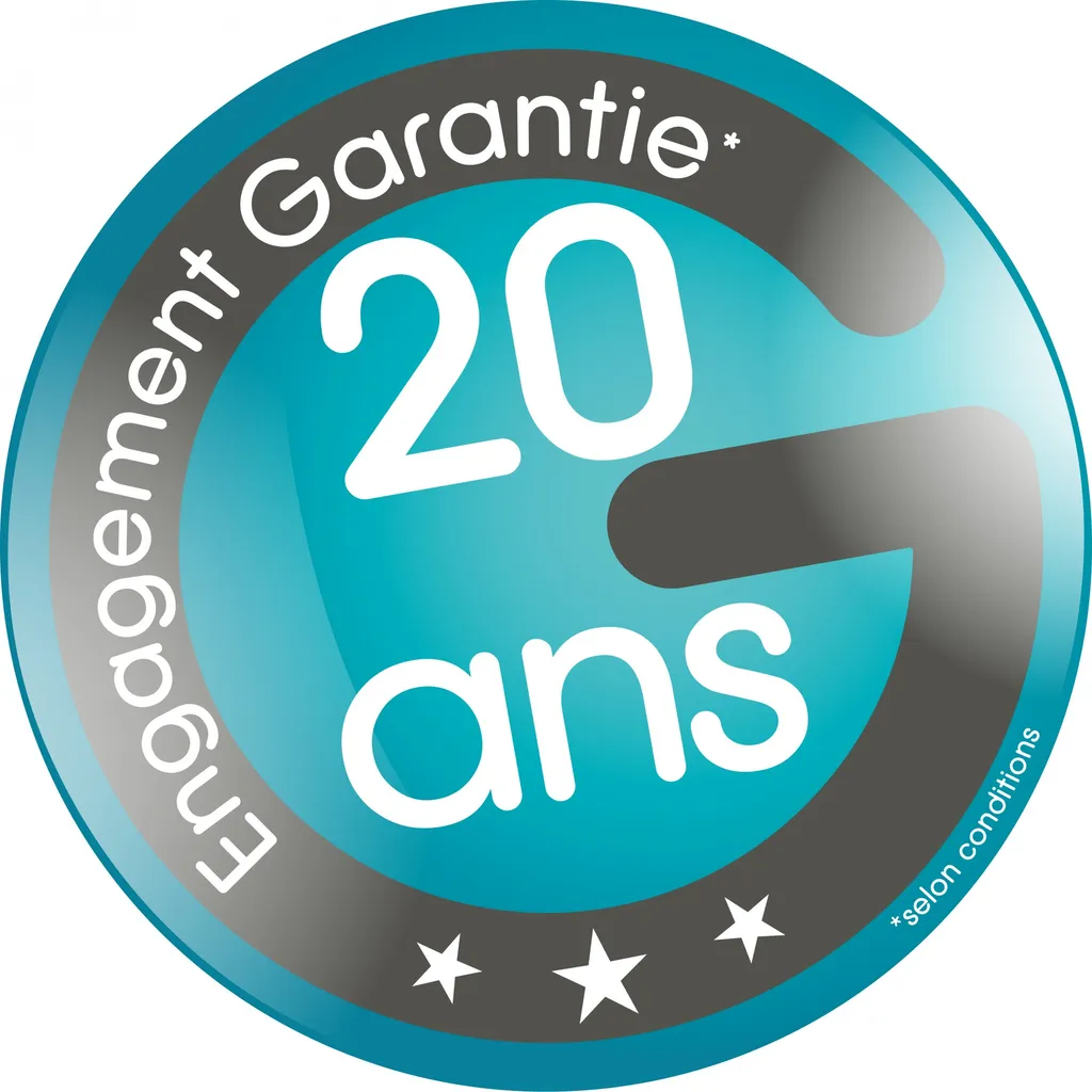 Garantie 20 ans sur toutes vos fenêtres pvc Grosfillex