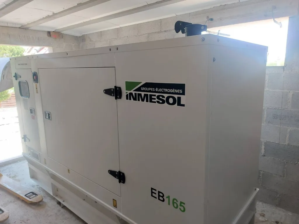 Vente et installation de groupe électrogène 160 kVA – Domaine production de poires(St Andiol, près de Cavaillon)