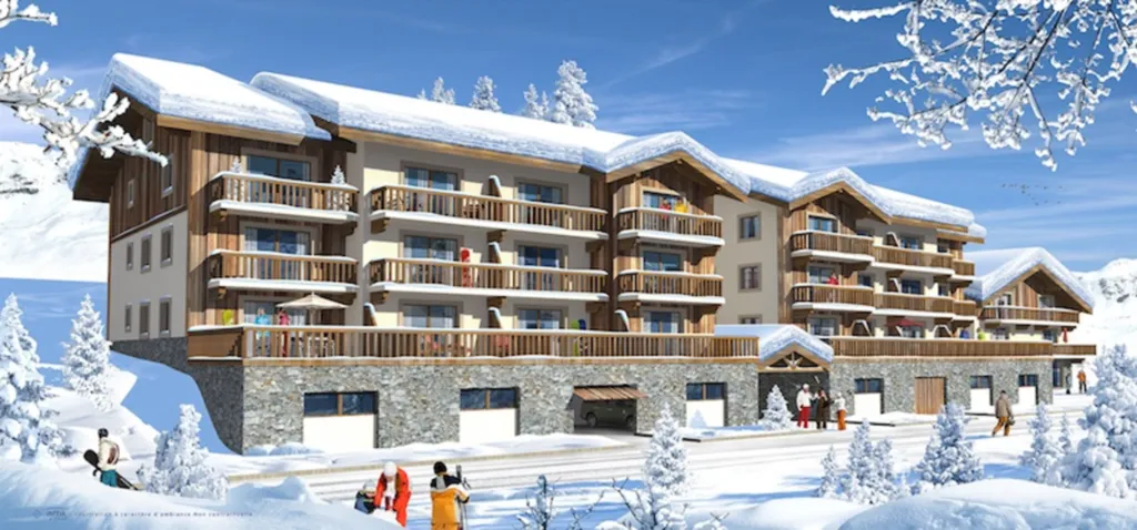 Nouvelle résidence en bordure de piste et à proximité du centre de la station Doucy Combelouvière