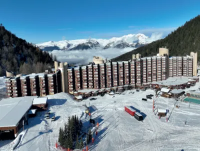 Appartements 2 pièces skis aux pieds avec un accès direct aux remontées mécaniques à la Plagne Bellecôte