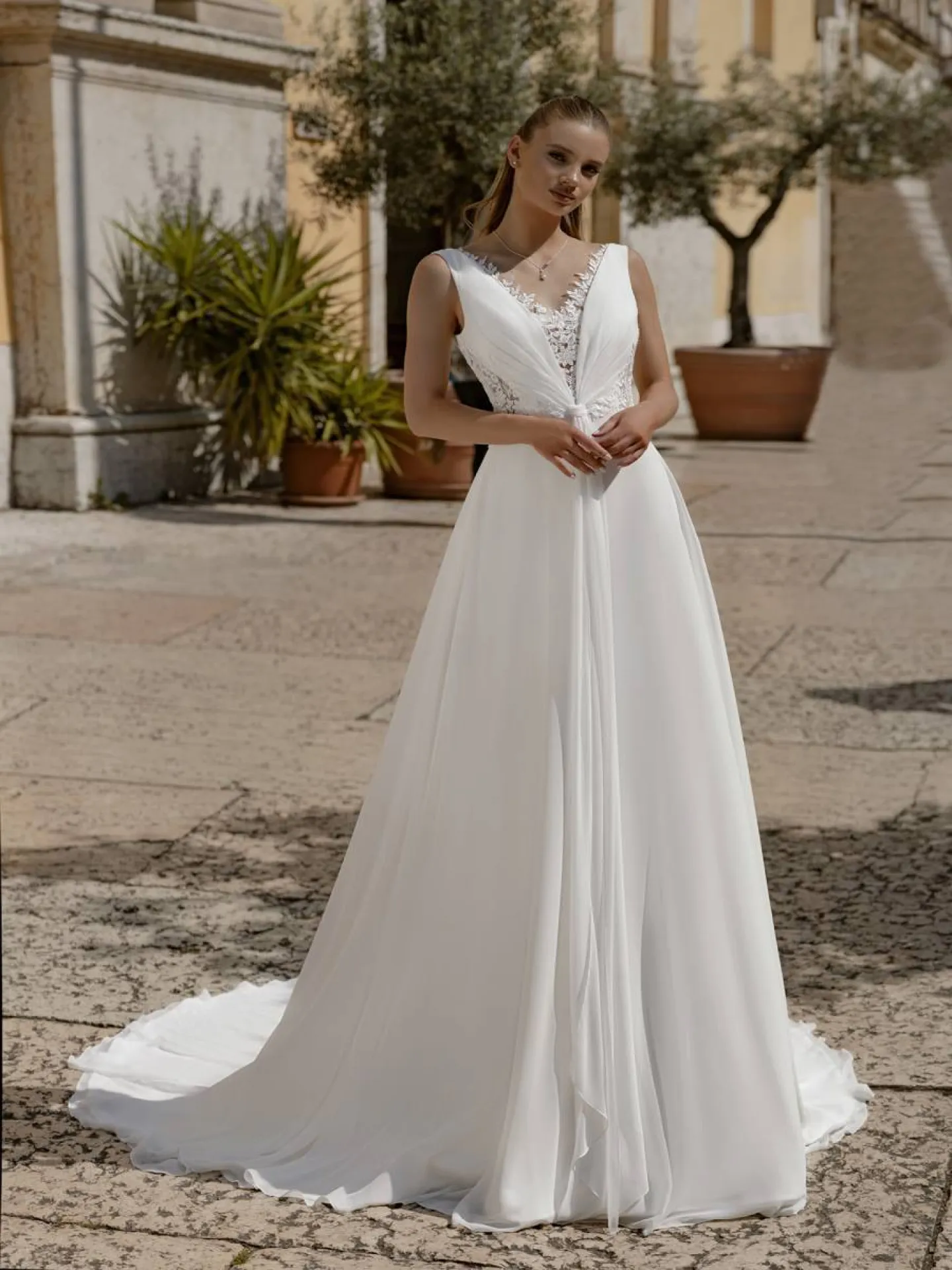 robe de mariée fluide à Marseille