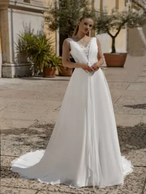 robe de mariée fluide à Marseille