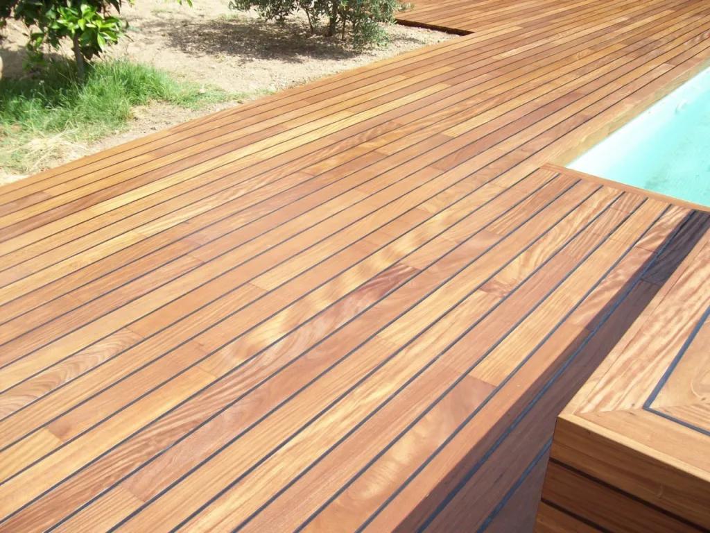 terrasse en afromosia