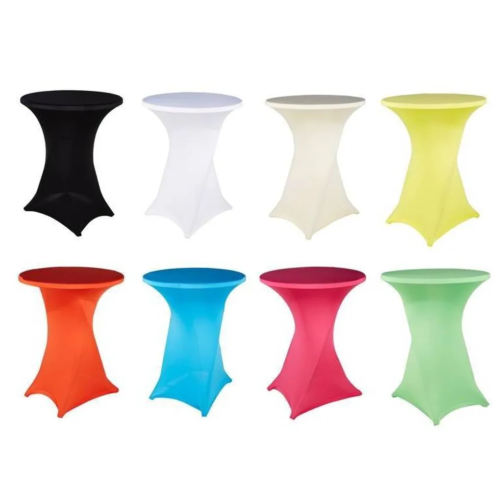 Location de mange-debout houssé pour inauguration à Lyon