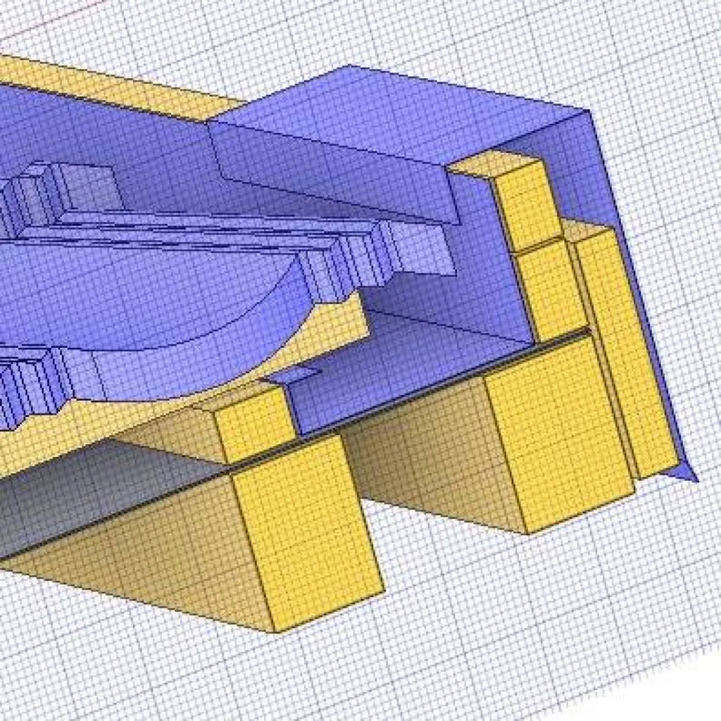 Tuiles métalliques en rive - Méthode avec couloir - Coupe en travers