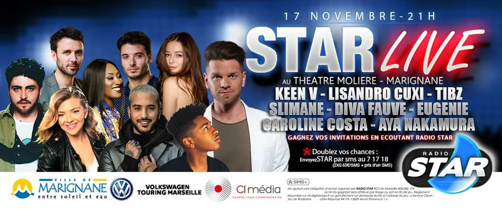 Tentez de gagner des places pour le Star Live 2017
