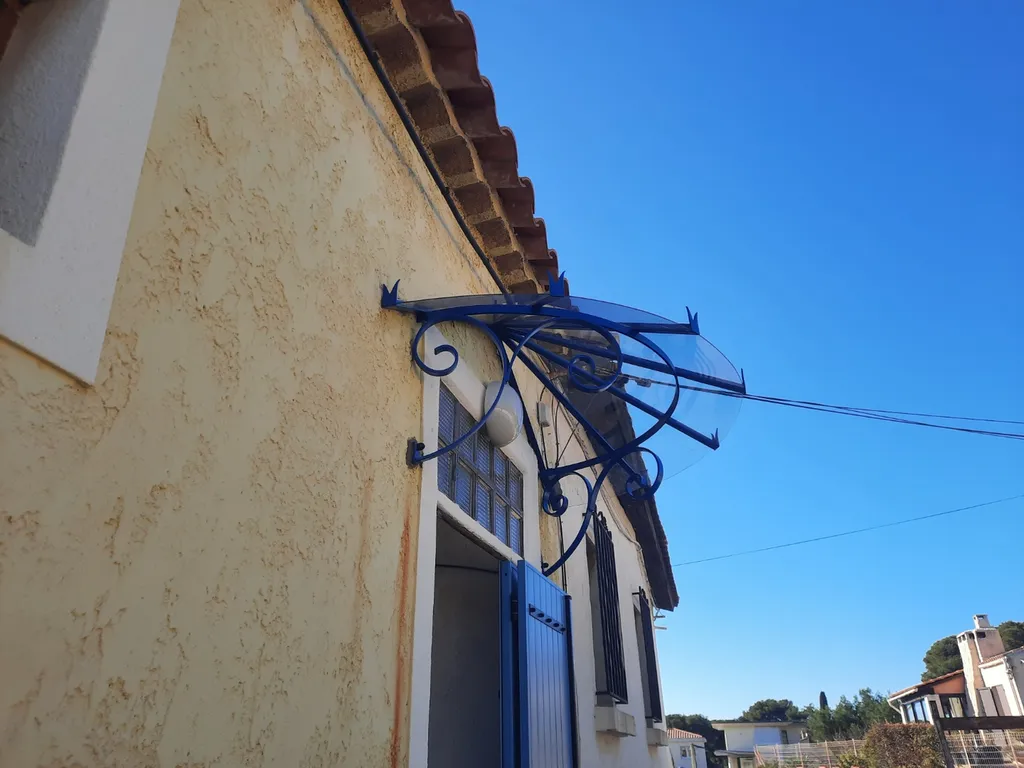 Marquise en fer forgé sur mesure Martigues 13