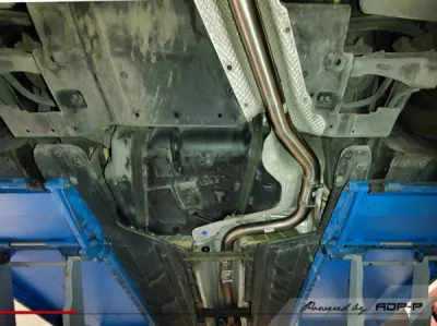 Installation catback tube Ragazzon Mercedes A200 W177 | ADP Performance