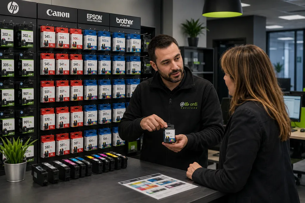 Vente de cartouches d’encre compatibles