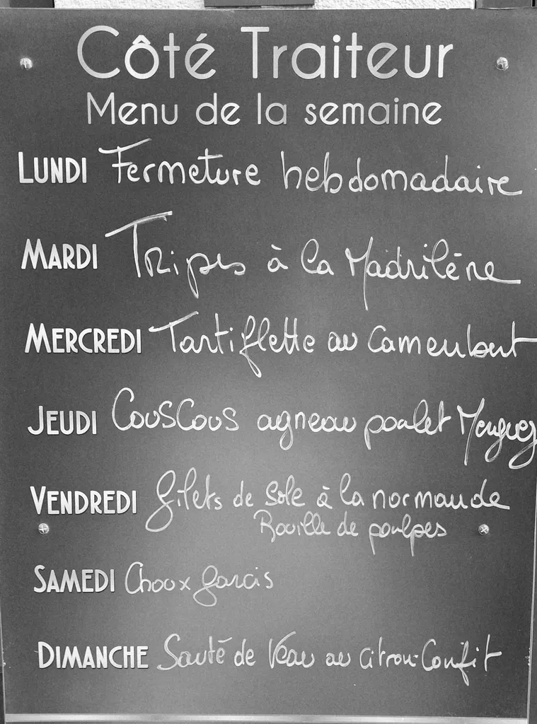 Découvrez les menus de la semaine à la boucherie