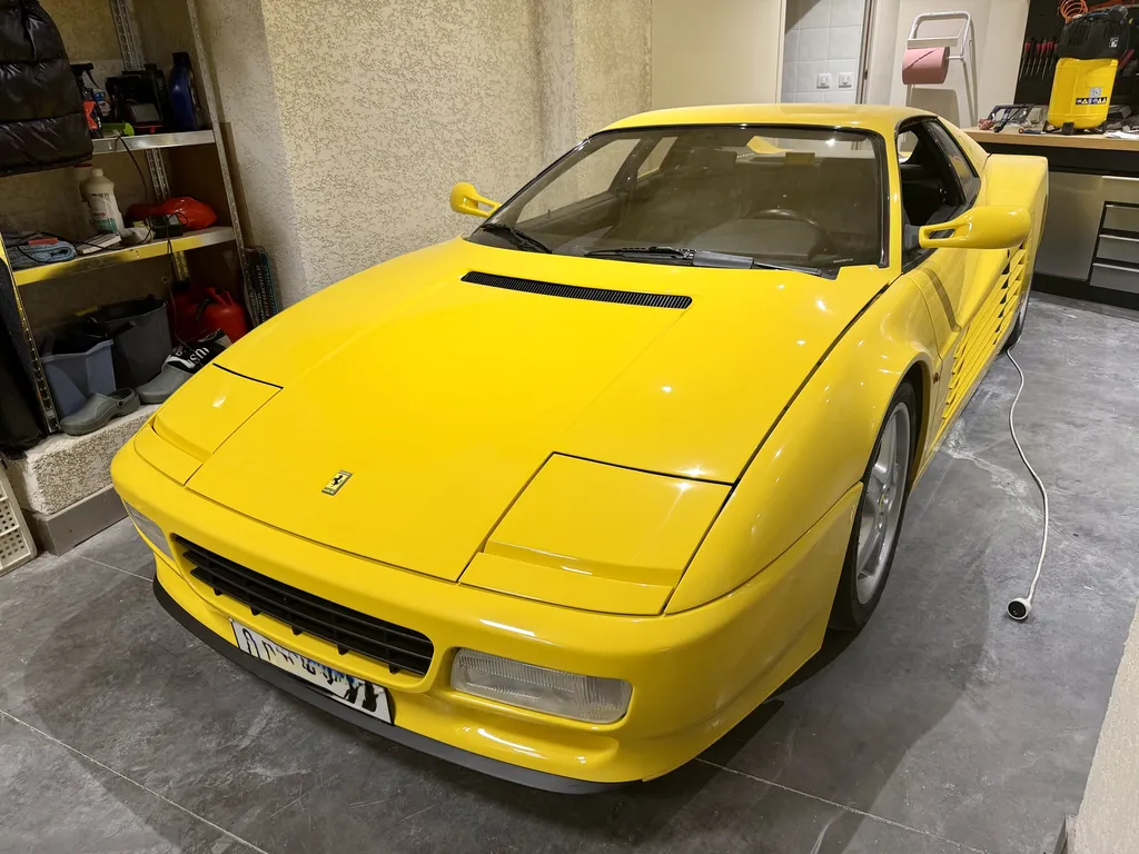 Detailing Ferrari à Lyon Ouest rénovation esthétique et traitement céramique Ferrari 512 TR et F430 Scuderia par EMB DETAILING