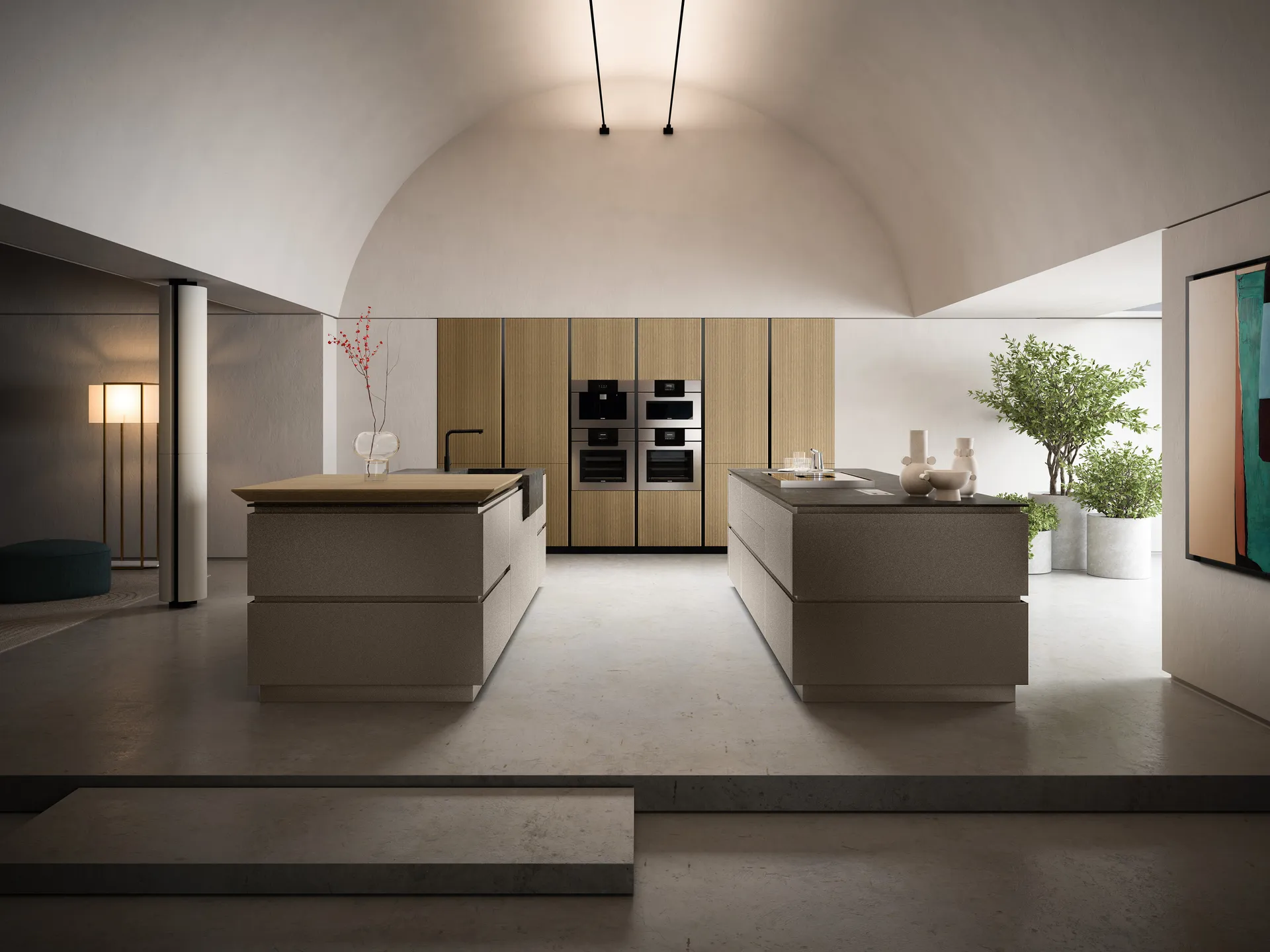 Cuisine intégrée moderne et design 