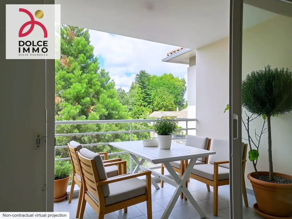 Appartement lumineux au Bouscat avec climatisation réversible et terrasse