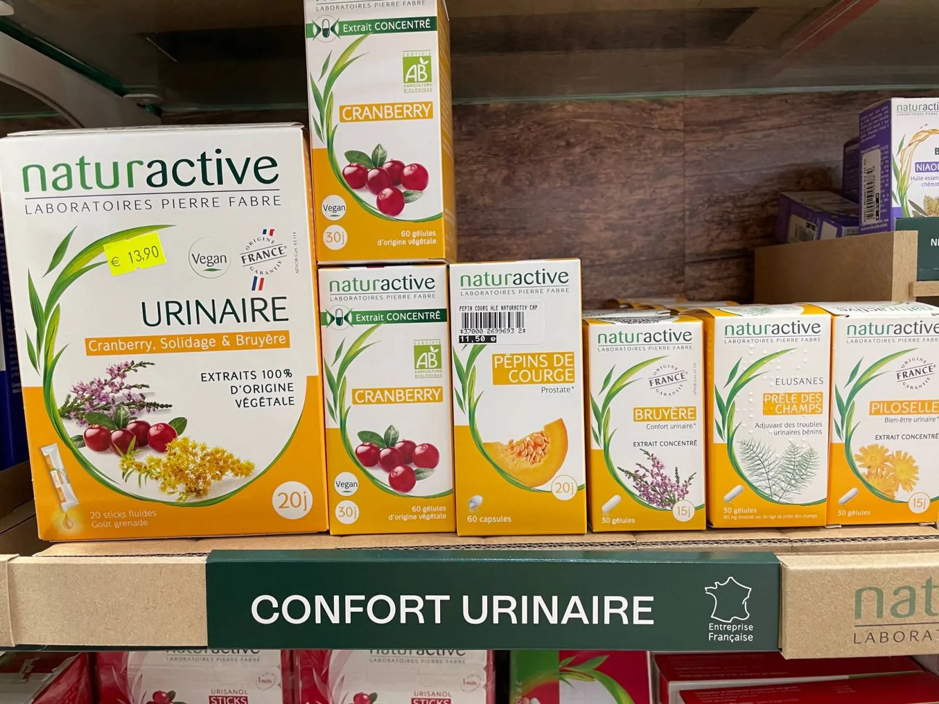 phytothérapie confort urinaire en pharmacie