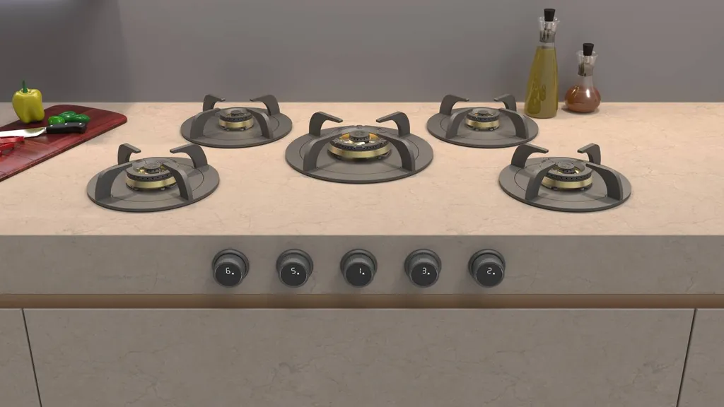 Boutons en façade pour bruleurs individuels Variocook