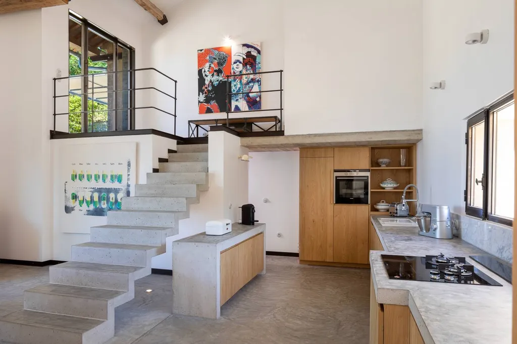 cuisine en béton lissé  13300 Salon de provence