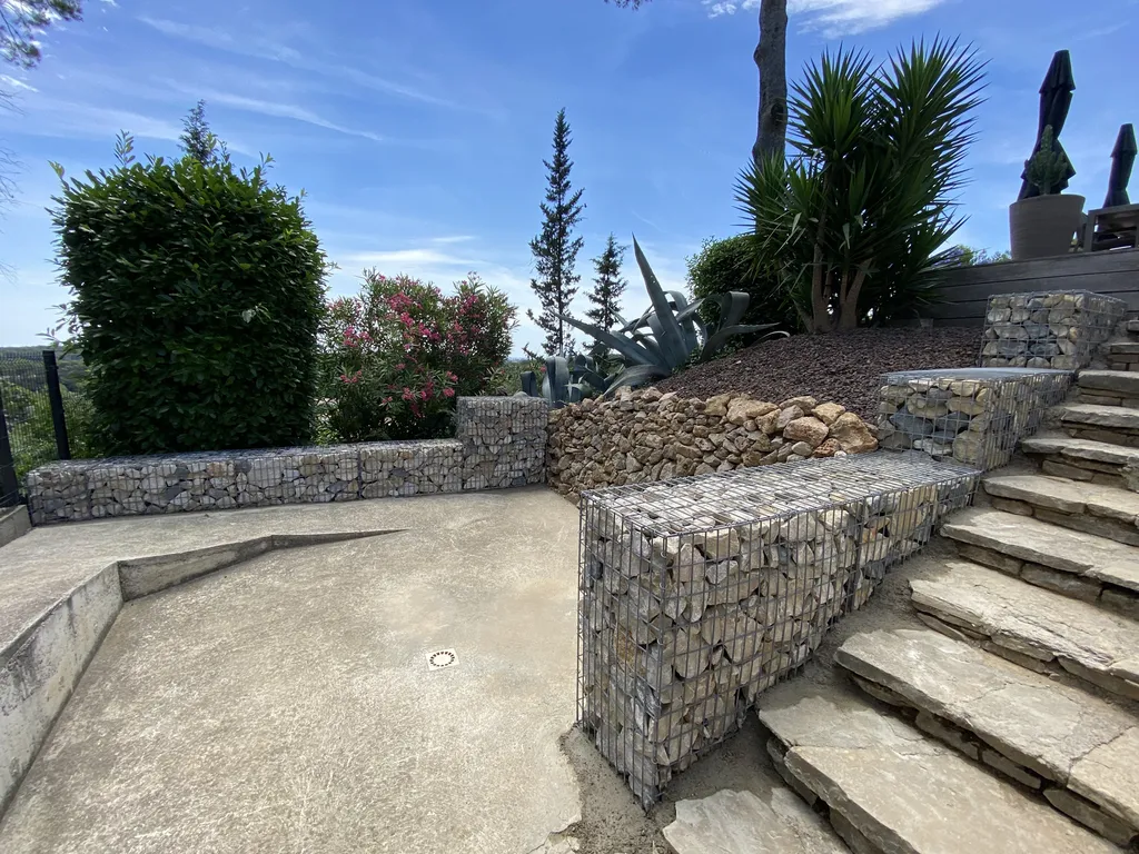 Mur En Gabion