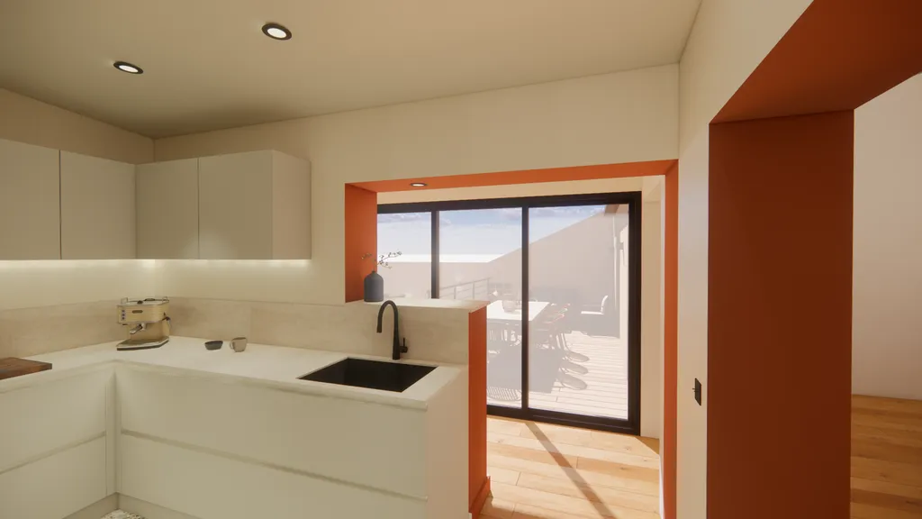 L'échoppe Bordelaise - espace cuisine