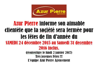 conges noel 2016