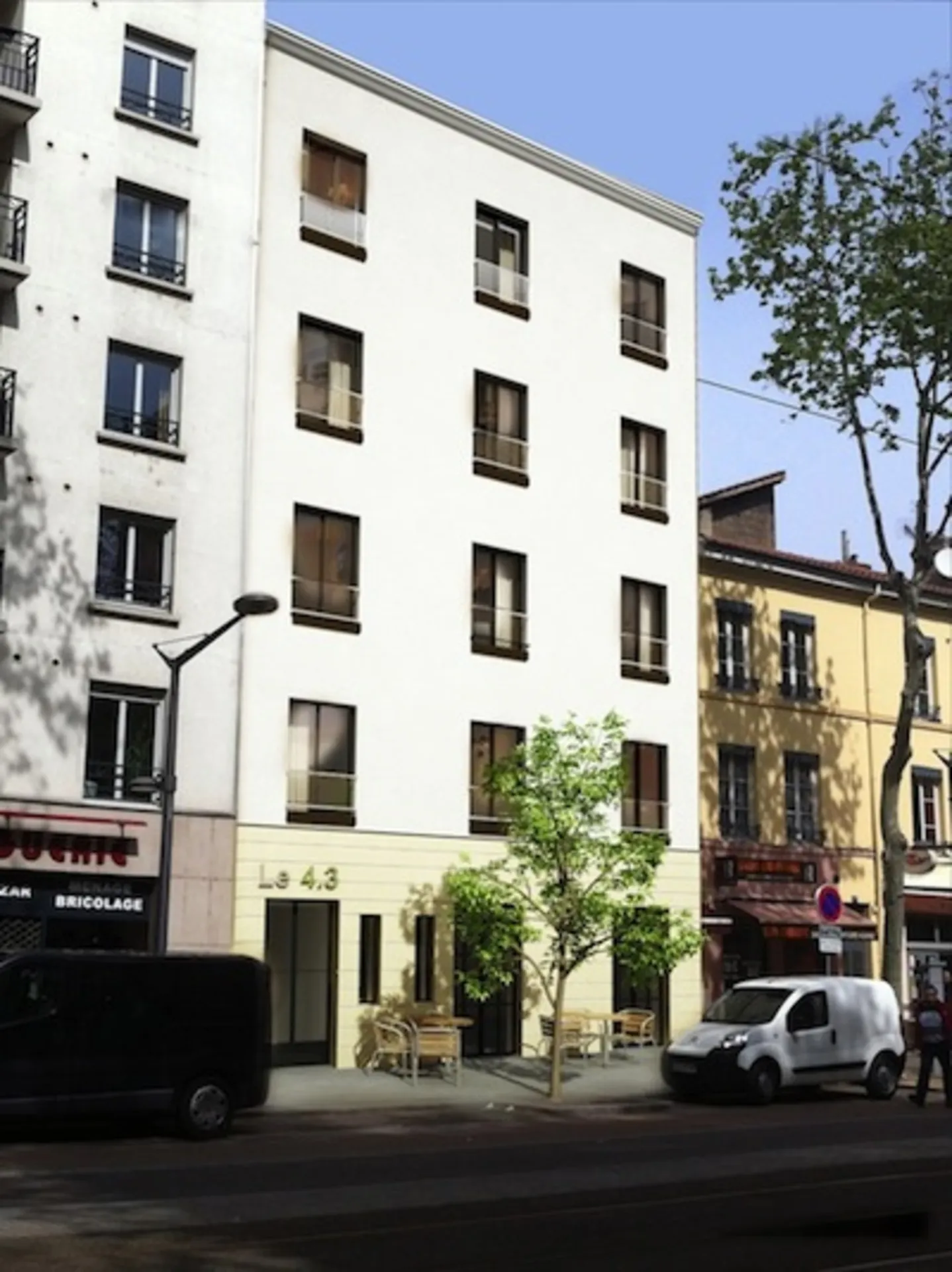 Copropriété contemporaines à charges réduites de T1 et T2 en plein coeur de la presqu'île à Lyon 2ème