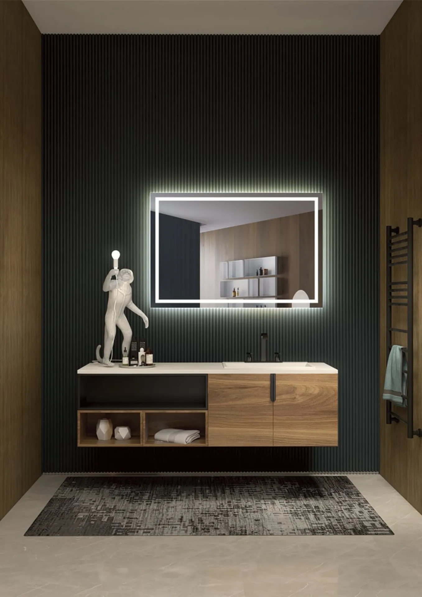 À Rouen, le miroir FRANCIA séduit par sa lumière intense et homogène.